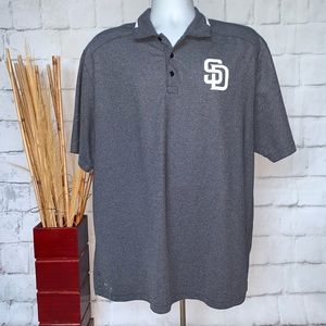 Nike Men's Gray Polo with SD Logo